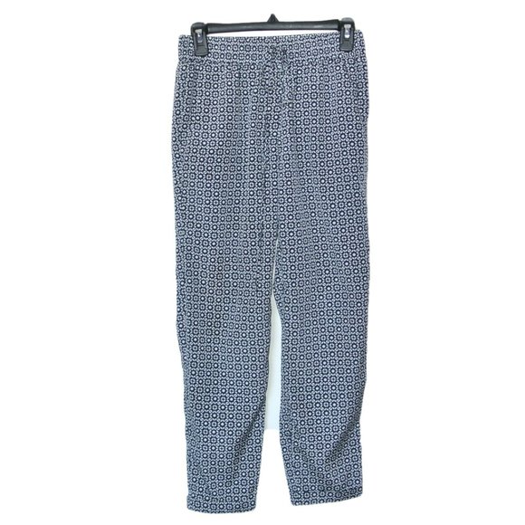 J. CREW Geo Print Drawstring Classy Lounge Pants 0 - Picture 3 of 6